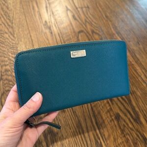 NEW Kate Spade Teal Wallet